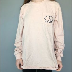 peach ivory ella long sleeve shirt
